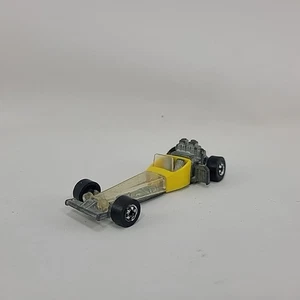 Hot Wheels 1976 Odd Rod Diecast Giocattolo Giallo Dragster Nero Pneumatici da Parete - Foto 1 di 7