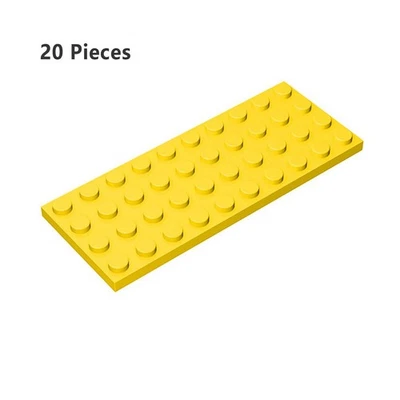 Part 3030 Plate 4X10 Yellow Building Pieces BULK LOT Bricks Parts 20 PCS NEW - Image 1 of 4
