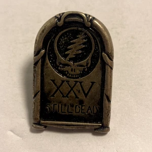 Grateful Dead Pin - XXV Still Dead - Vintage Sterling 1989 GDM Steal Your Face - Picture 1 of 3