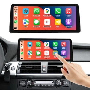 12,3'' For BMW X5 E70 X6 E71 CCC 2007-10 Android Auto CarPlay Car TouchScreen - Picture 1 of 15