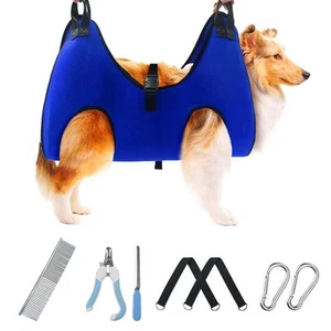 Pet Dog Grooming Hammock for Nail Trimming,Dog Restraint Hanging Harness for ... - Picture 1 of 7
