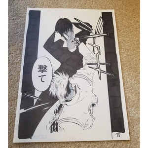 Trigun Reproduction Manuscript Vash and Wolfwood #1 RARE US SELLER - Picture 1 of 7