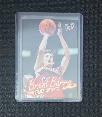 Clippers Fleer Ultra Gold Medallion Brent Barry #G-48 1996-97 Foto 1 de 2