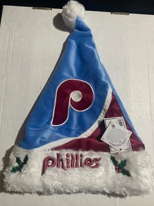 Philadelphia Phillies MLB Retro Swoosh Christmas Santa Hat - Picture 1 of 4