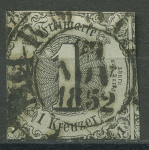 Thurn und Taxis 1852/58 1 Kreuzer 7 a gestempelt - Bild 1 von 1