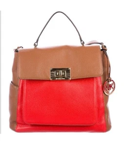 Michael Kors Sloan Turn lock leather satchel bag - Picture 1 of 4