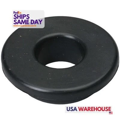 Trans-Dapt 9760, One Black Rubber Pcv Grommet Fits Ford 3/4In Id Performance Par - Image 1 of 4