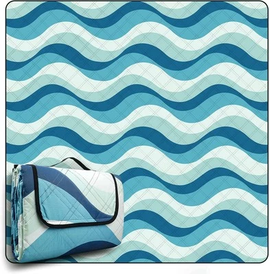 COVACURE Picknickdecke 200x200 cm XXL ? Wasserdicht, Sandfrei & Waschbar ? Isolierte