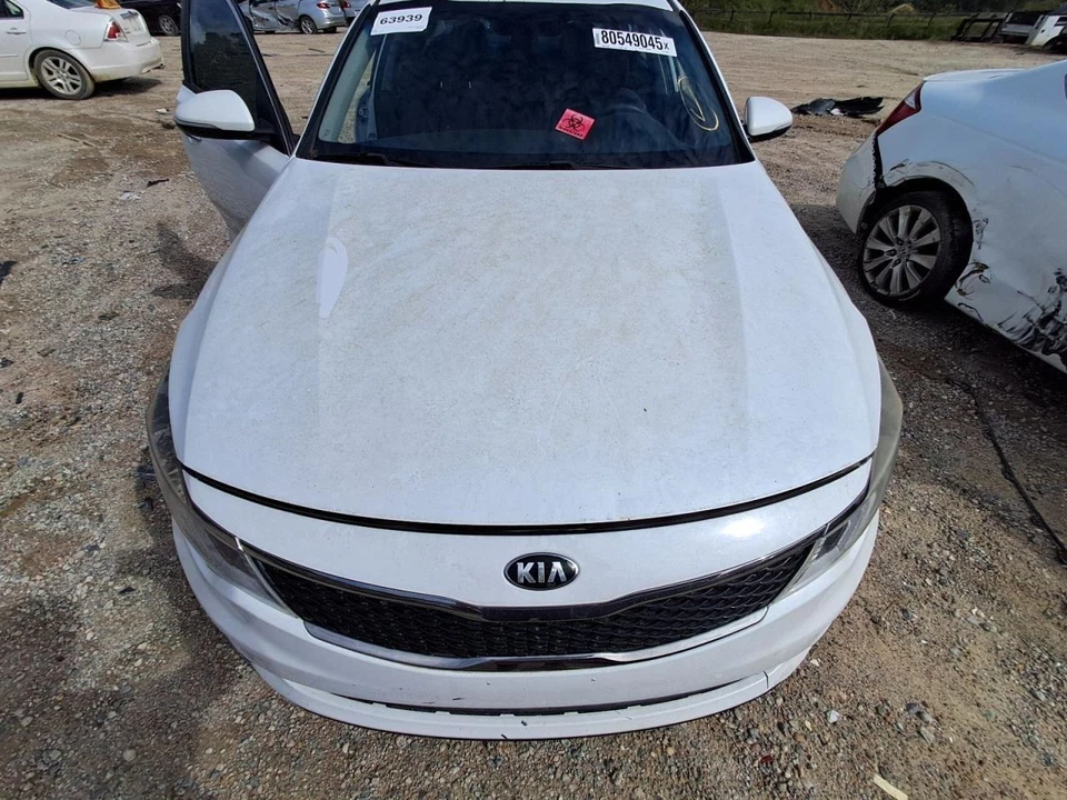 KIA OPTIMA 2016 panel de capó usado 4 puertas sed blanco PC recogida local solamente Foto 1 de 4