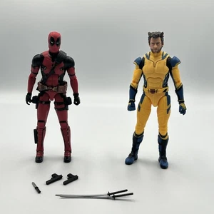 2 x Marvel Legends Deadpool und Wolverine Action Figuren Konvolut Legacy Sammlung - Bild 1 von 8