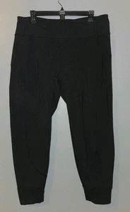 Pantalones de chándal para mujer Athleta Rainier tiro medio L grandes negros - Imagen 1 de 7