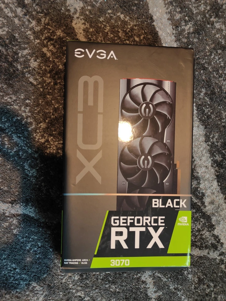 EMPTY BOX For EVGA Ultra Nvidia GeForce RTX 3070 8 GB GDDR6 GPU  - Image 1 of 1