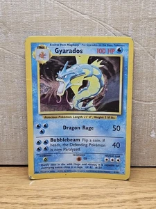 Gyarados 6/102 Holo Rare Vintage Pokémon Card TCG Poor - Picture 1 of 23