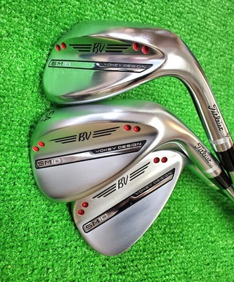 ◼️3 Stück◼️ Titleist Vokey SM10 Wedge Set 3 Schläger 50, 54, 58 Wedge Flex Ge... - Bild 1 von 4