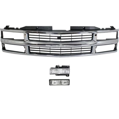 Grille Kit For 1994-99 Chevrolet K1500 C1500 Suburban with Driver Side Headlight Foto 1 de 4