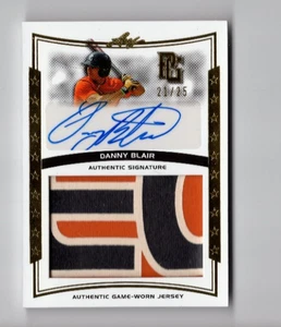 2014 Leaf Perfect Game Jersey Auto /25 Danny Blair #JA-DBI - Picture 1 of 2