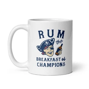 Taza Ron Desayuno de Campeones Divertida Taza de Café Pirata - Imagen 1 de 7