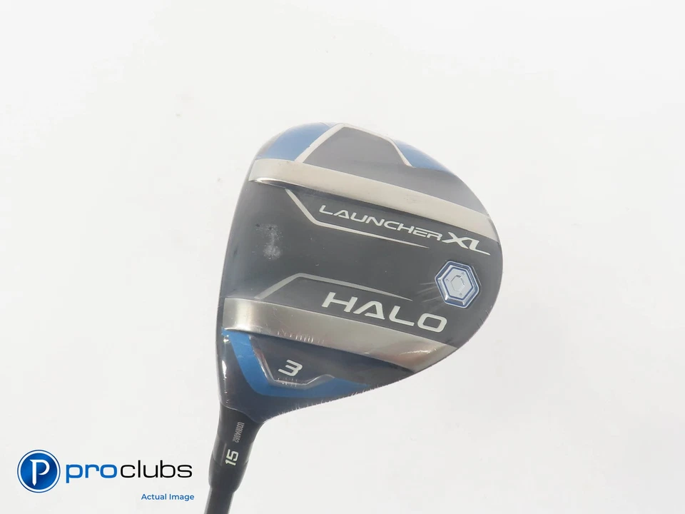 New! Left Handed Cleveland HALO XL 15* 3 Wood - Accra iWood M2 Senior - 395531 - Image 1 of 4