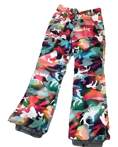 GSOU SNOW Women’s Ski Pants Snow Snowboarding Waterproof Windproof Sz Small - Picture 1 of 24
