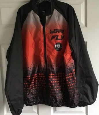 Fly Racing  Mens USA BMX  Jacket RED/BLACK Size XL - Image 1 of 4
