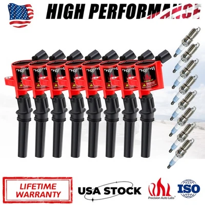 8 bobinas de encendido y bujías para Ford Expedition V8 1997-2004 4,6 L 5,4 L Foto 1 de 4