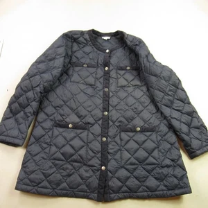 J Jill Jacket Womens Large Full Zip Long Sleeve Puffer Outdoors Snap Casual - Picture 1 of 10