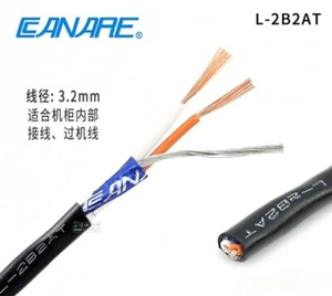 1 metro Japón CANARE L-2B2AT Negro Dos Núcleos Auriculares Audio Micrófono Línea Delgada - Imagen 1 de 5