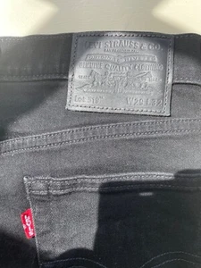 levis damen jeans schwarz straight 29x32 - Bild 1 von 3