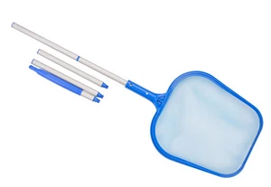 Schwimmbad Blatt Skimmer Netz 5 Stück 1,2 Meter Stange Koi Teiche Spa Whirlpool - Bild 1 von 2