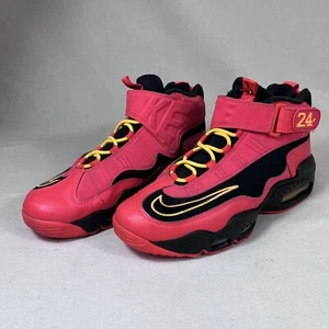Nike Air Griffey Max 1 Black Laser Crimson Red Mens Shoes 354912-010 Size 12 - Picture 1 of 21