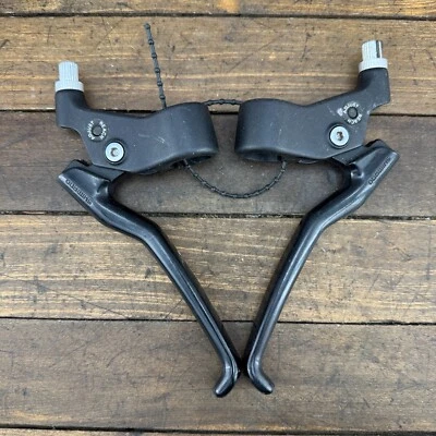 Juego de palancas de freno Shimano Deore XT BL-M730 Mountain 90s MTB vintage negro ajuste Foto 1 de 4