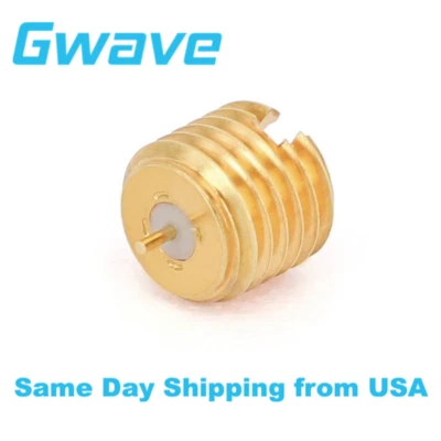 GPPO (Mini-SMP) Male Bulkhead Mount Connector, DC - 40GHz - Image 1 of 4