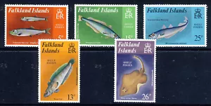 FALKLAND ISLANDS QE II 1981 The Shelf Fish Set SG 412 a SG 416 MNH - Imagen 1 de 2