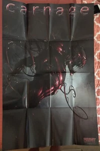 CARNAGE #2 - Retailer Promo Poster 2010-Clayton Crain-Never Displayed - Picture 1 of 1