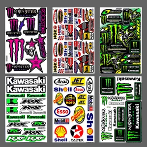 Stickers Supercross Formula MOTO Vintage Motorcycle Helmet Decals Racing Bike  - Picture 1 of 12