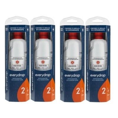 4 PACK ΕDR2RXD1 Refrigerator Wate Filter 2 Replacement New FREE SHIP - Image 1 of 4