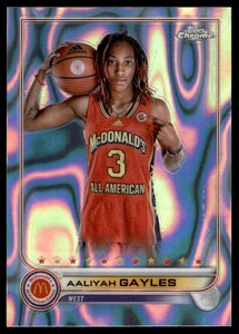 2022-23 Topps Chrome Lava Refractor Aaliyah Gayles /399 #90
