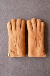 Original UGG Australien Hell-Braun Warmgefütterte Winterhandschuhe Herren M ✅ - Bild 1 von 4
