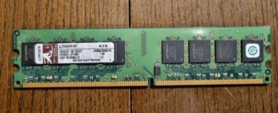 Memoria DDR2 Kingston KVR667D2N5/1G 1GB PC2-5300 667MHz CL5 240 Pin RAM - Immagine 1 di 2