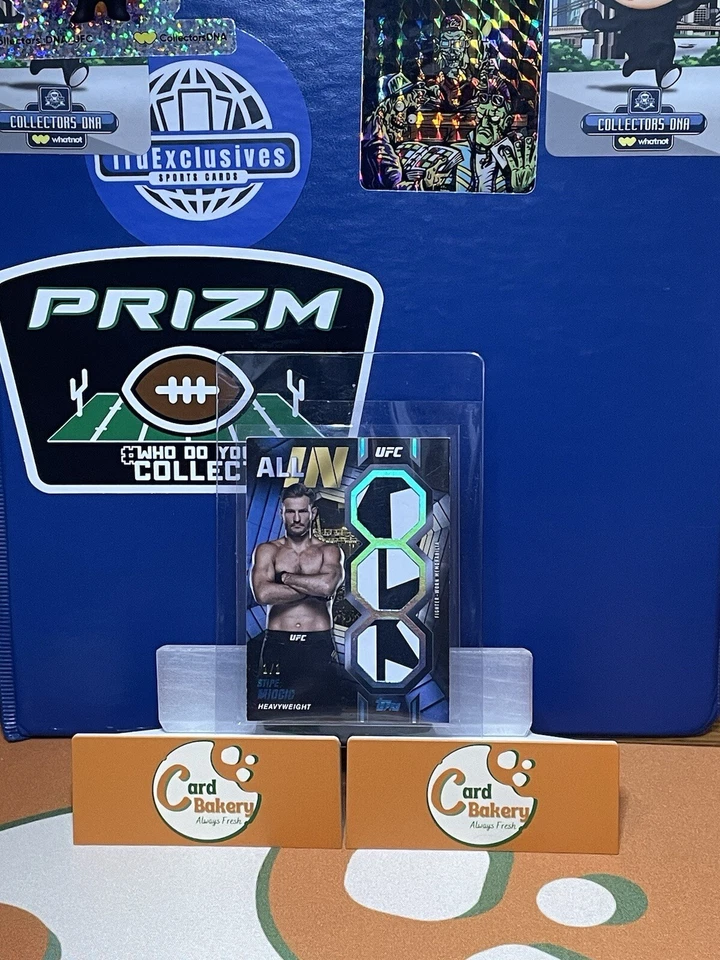 Stipe Miocic 2024 Topps Knockout UFC All In Triple Relic Platinum 1/1 🔥 💯 - Image 1 of 2