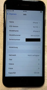 Apple iPhone 8 128GB schwarz - Bild 1 von 2