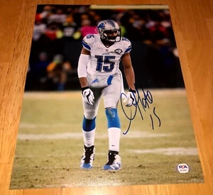 Golden Tate Detroit Lions Signed Autographed 11x14 Photo PSA A - Picture 1 of 1