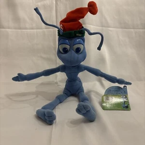 Peluche Disney A Bugs Life 1998 Flik Natale 17" con cappello Babbo Natale - Foto 1 di 9