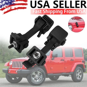 Kit de bloqueo de capó de bloqueo delantero de 2 piezas para Jeep Wrangler Jk 2007-2018 - Imagen 1 de 12