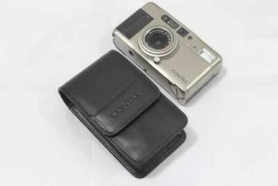 Leather Camera Case Cover Protective Bag For Contax T2 T3 TVS1 TVS2 TVS3 Camera - Image 1 of 4