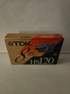 TDK HS120 8mm High Standard Video Cassette 8 - Brand New and Sealed - Picture 1 of 1