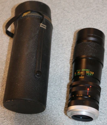 Lente zoom lentar 100-200 mm f/5,6, con estuche, bonito objetivo vintage Foto 1 de 3