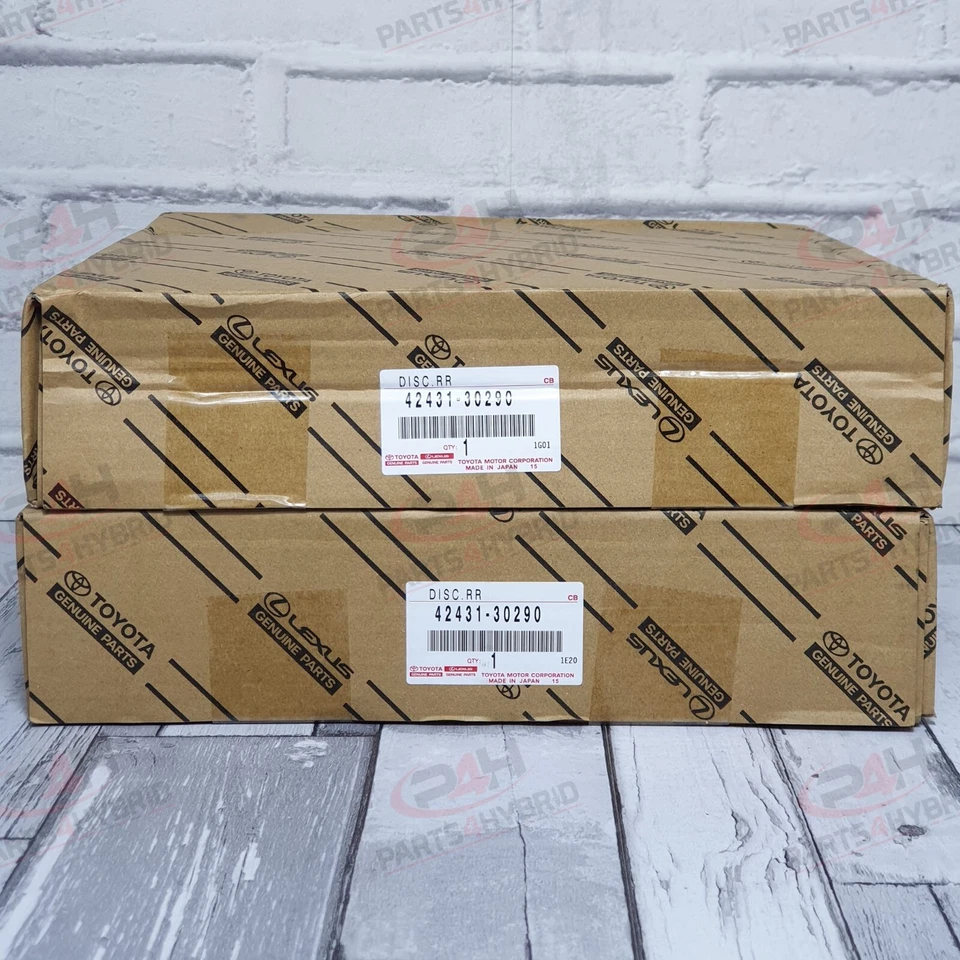 Genuine Lexus Gs450h Rear Brake Discs 2006 To 2011 OEM 42431-30290 Right & Left - Image 1 of 1