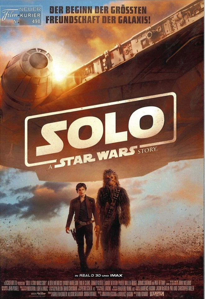NFK 498 | SOLO: A STAR WARS STORY | Alden Ehrenreich, Woody Harrelson - Image 1 of 1