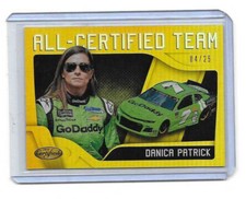 2018 Certified Racing NASCAR All-Certified Team MIRROR GOLD Danica Patrick 4/25